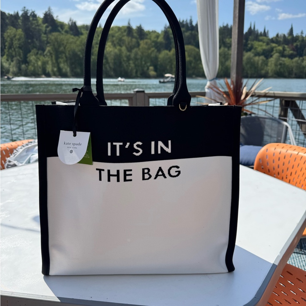 Target Black & White Kate Spade “It’s in the bag”